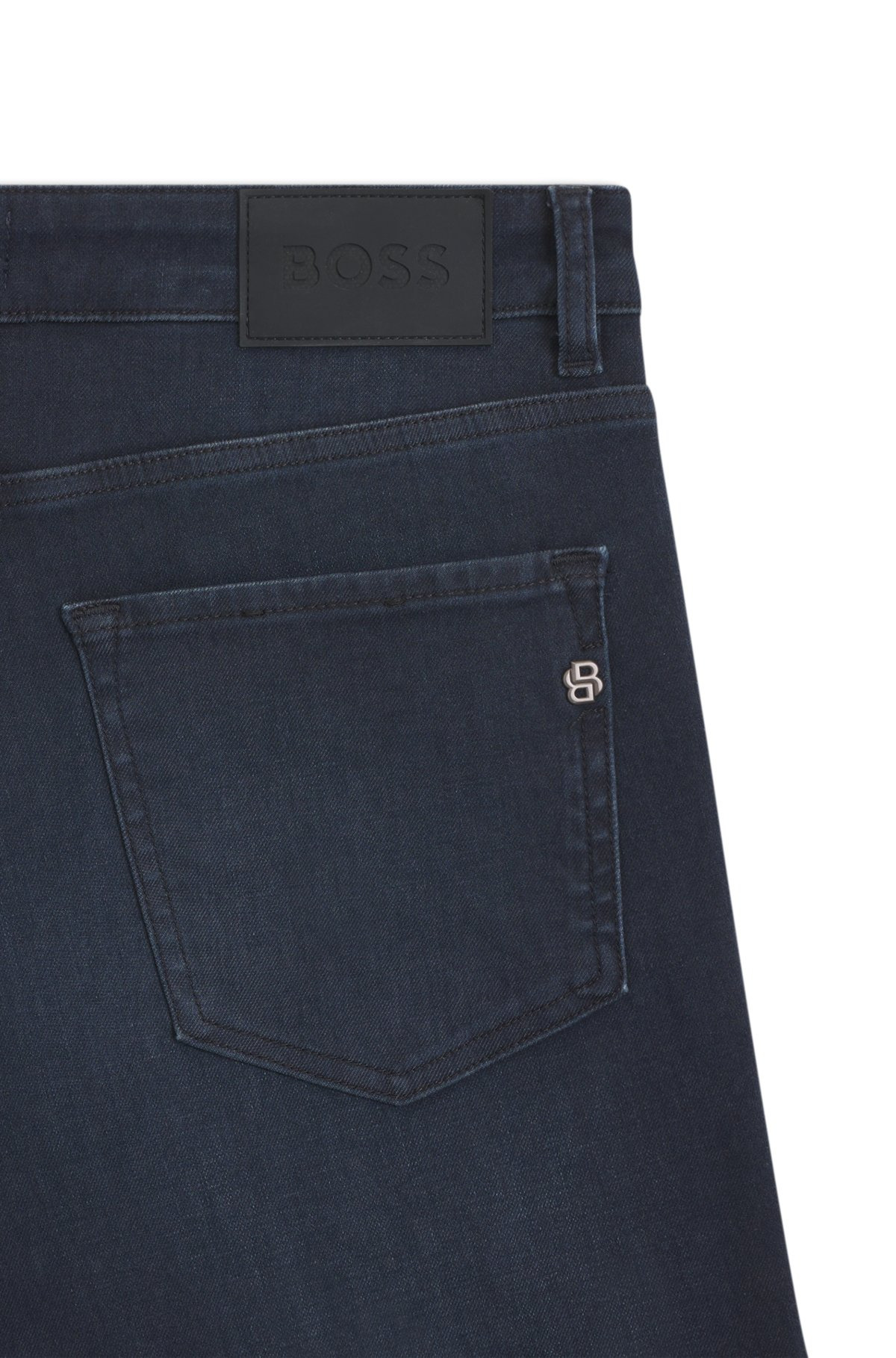 MAINE REGULAR-FIT JEANS IN BLUE KNITTED DENIM - 6