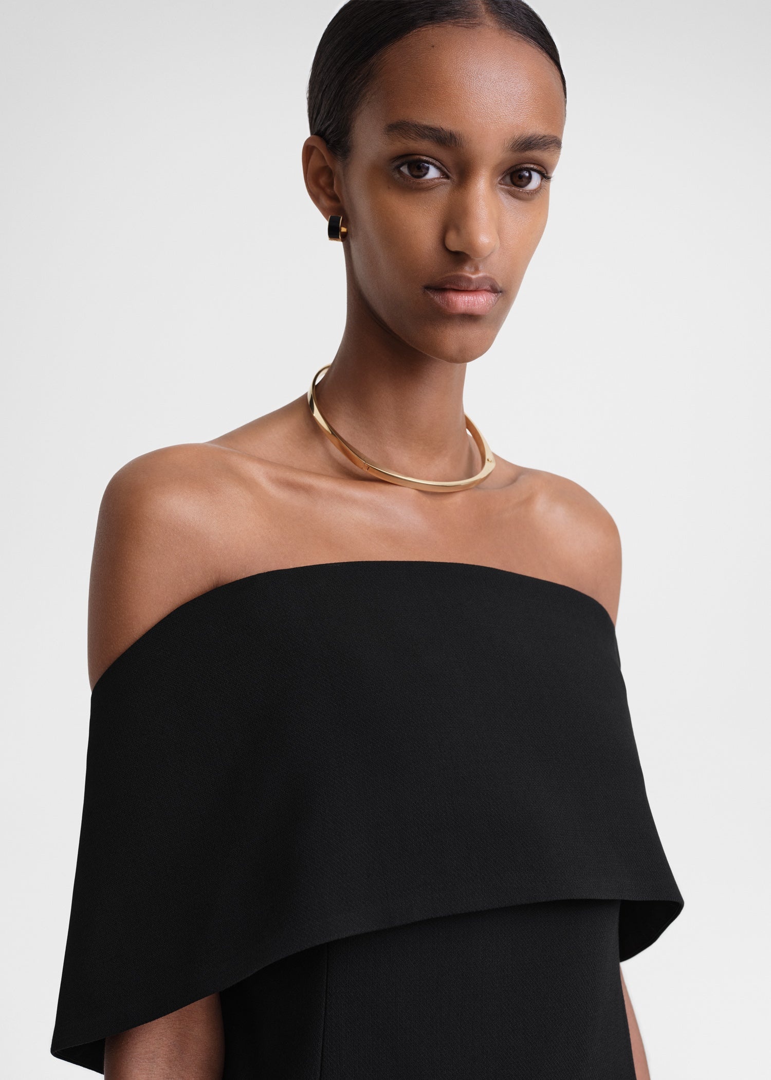 Off-shoulder evening top black - 3