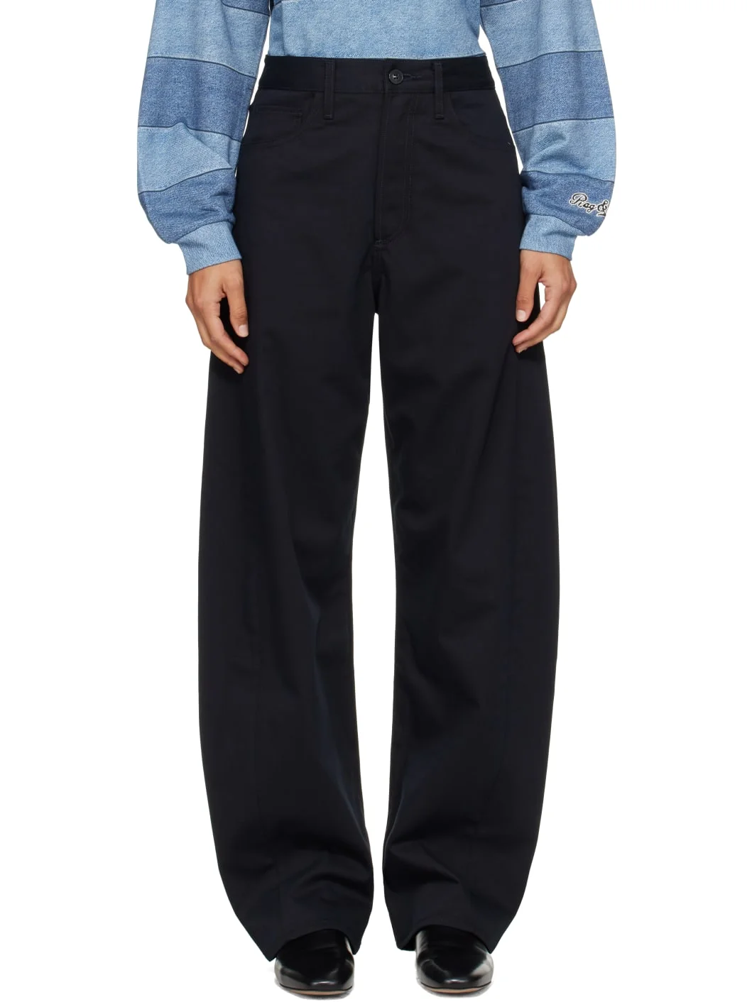 Navy Luna Trousers - 1