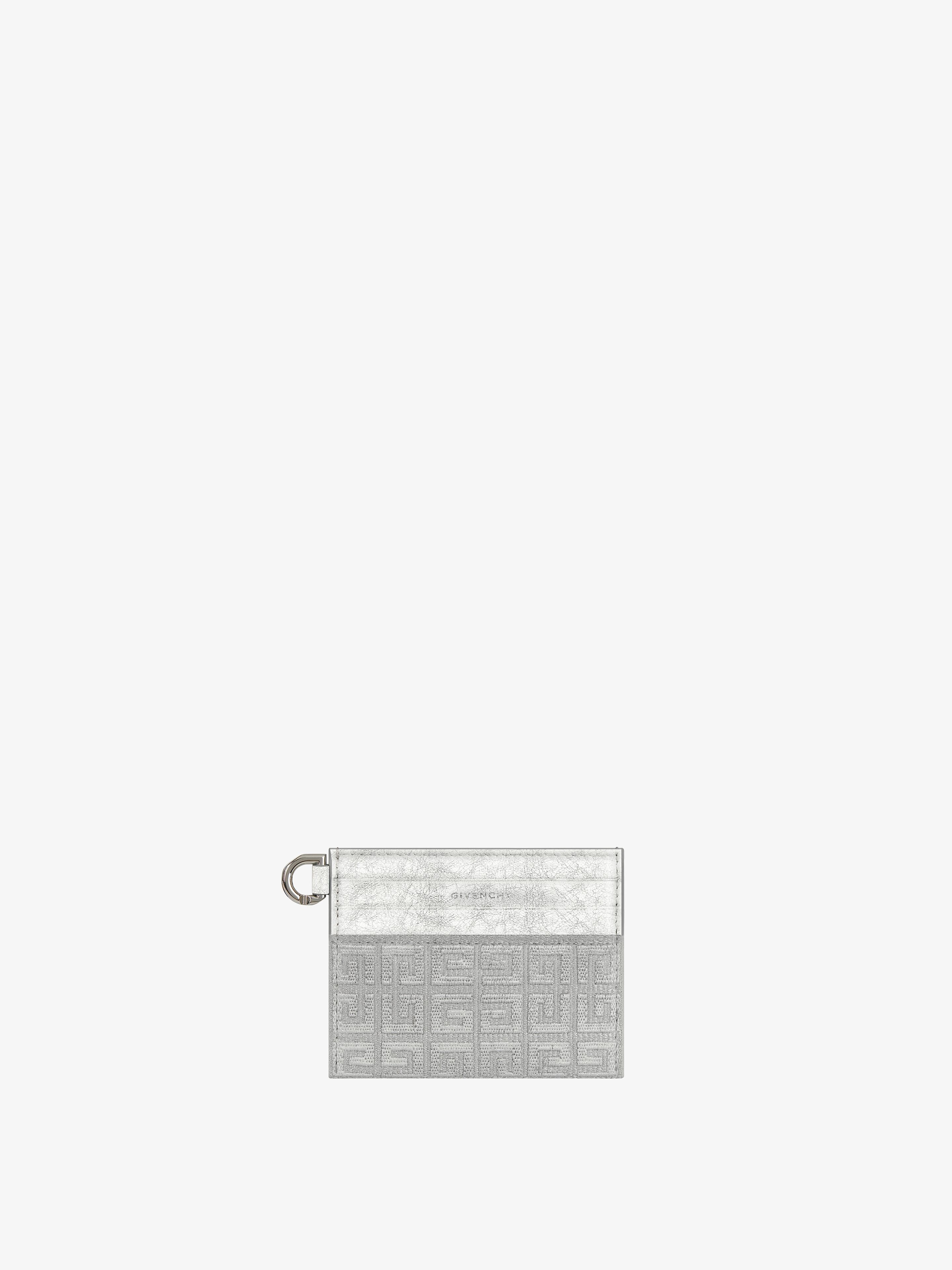 4G CARD HOLDER IN 4G EMBROIDERED CANVAS - 1