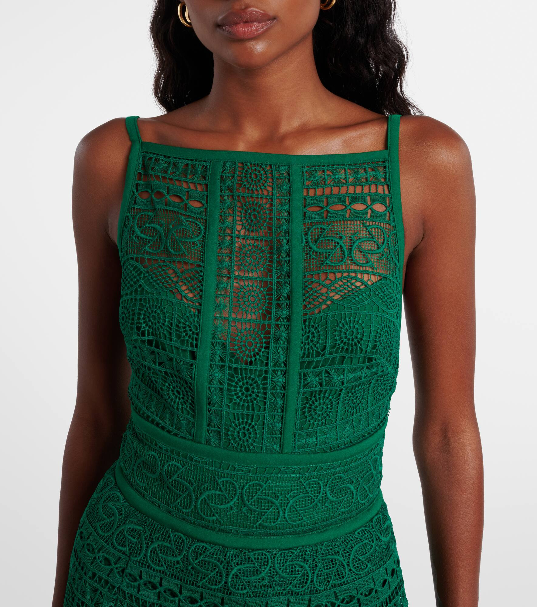 Macramé midi dress - 4