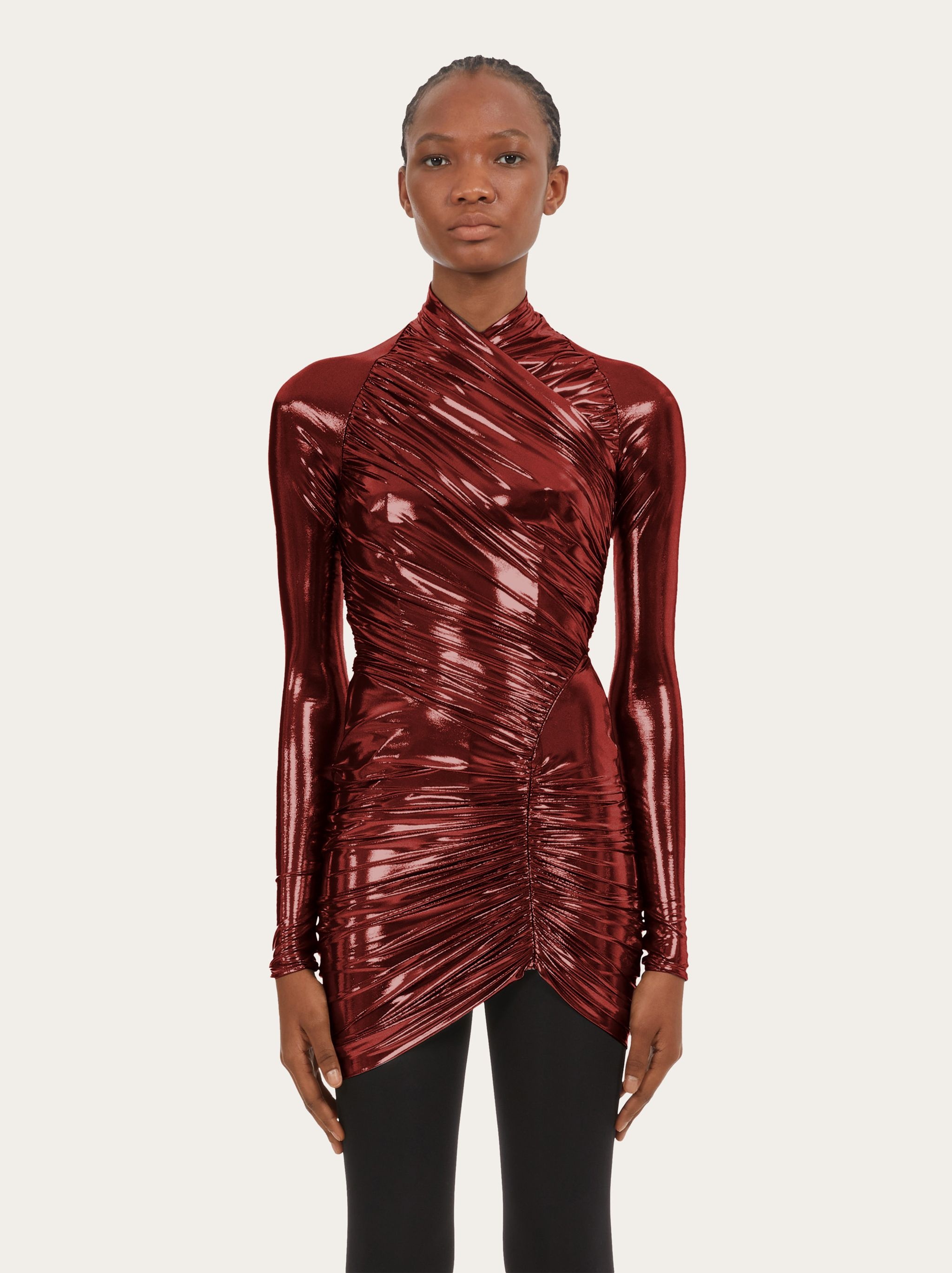 Mini drape dress - 2