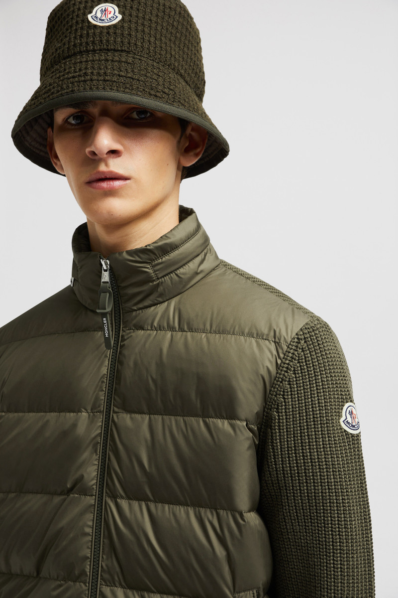 Padded Wool Zip-Up Hoodie 4