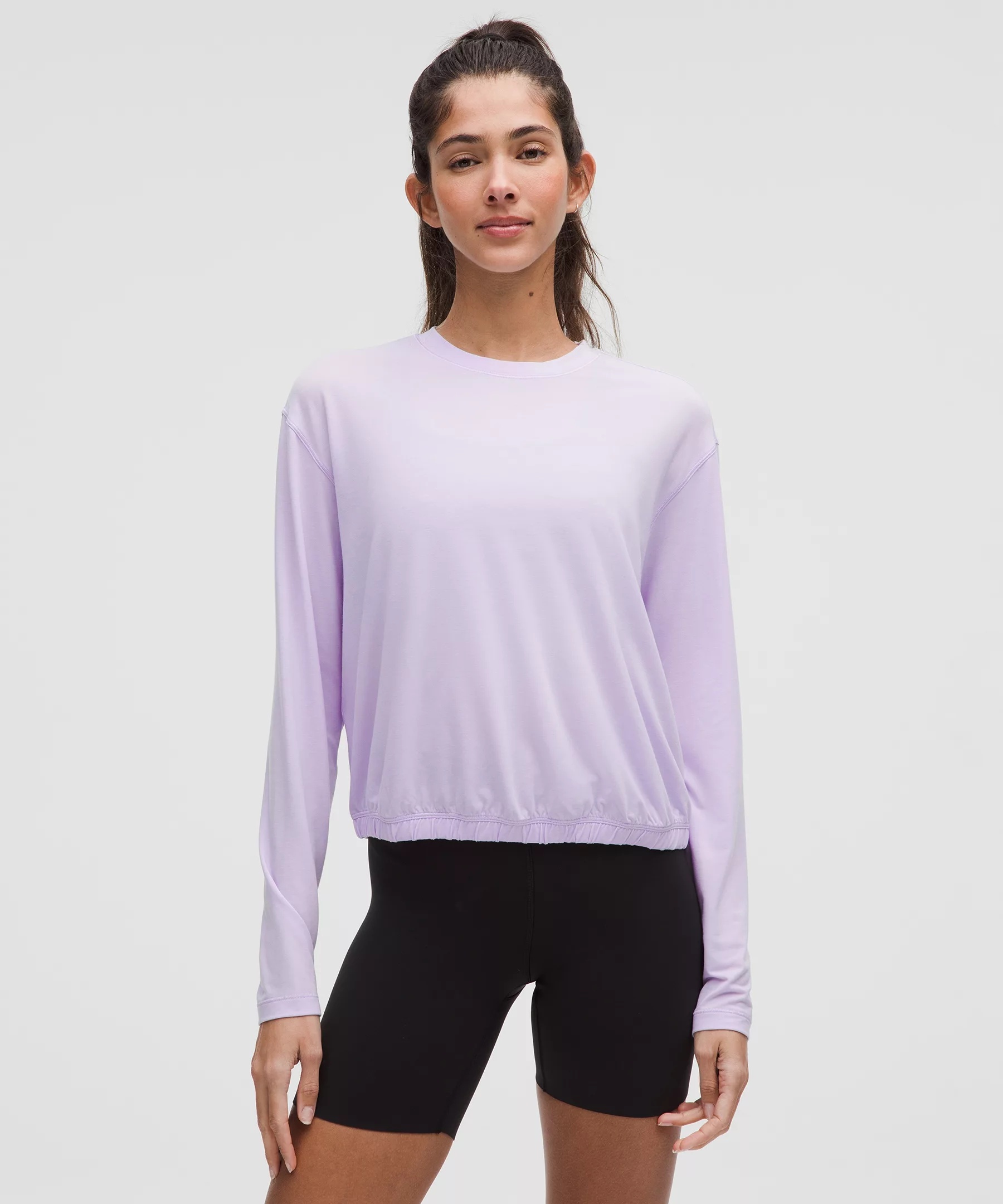 Jersey Training Elastic-Hem Long-Sleeve Shirt - 1