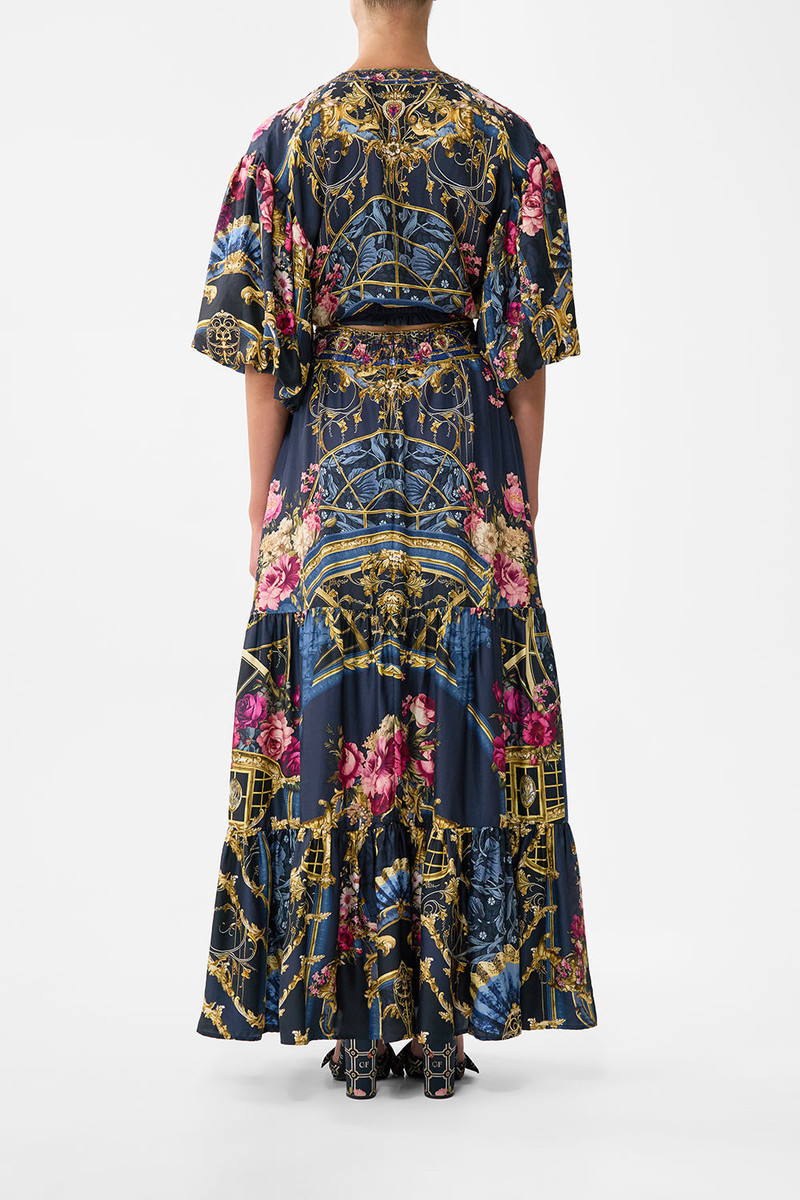 HIGH WAISTED TIERED SKIRT 3