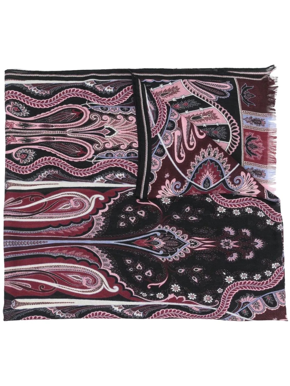 paisley-print scarf - 1