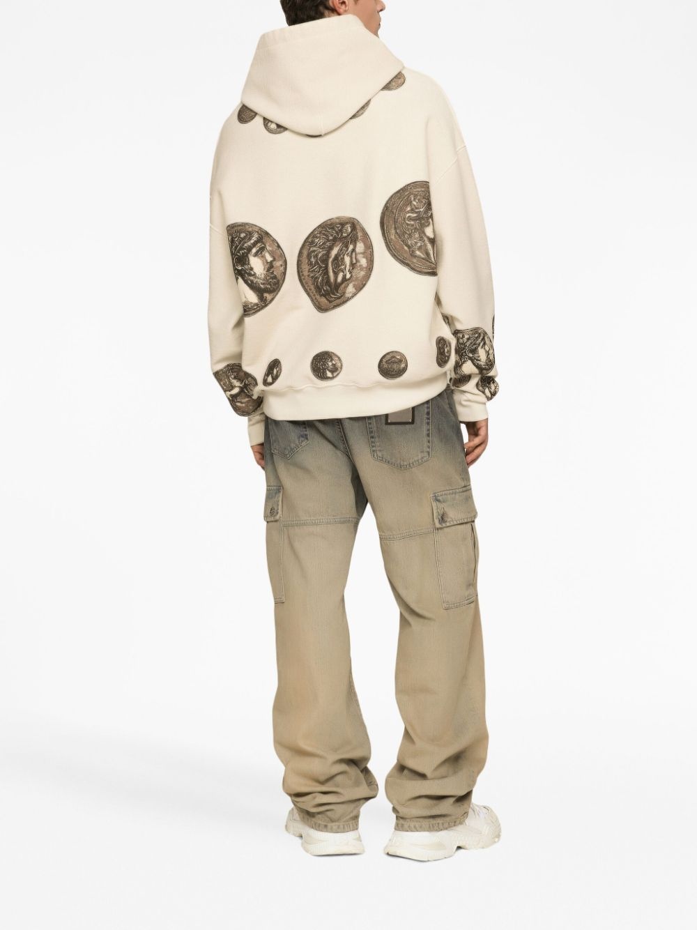 drawstring cargo jeans - 4