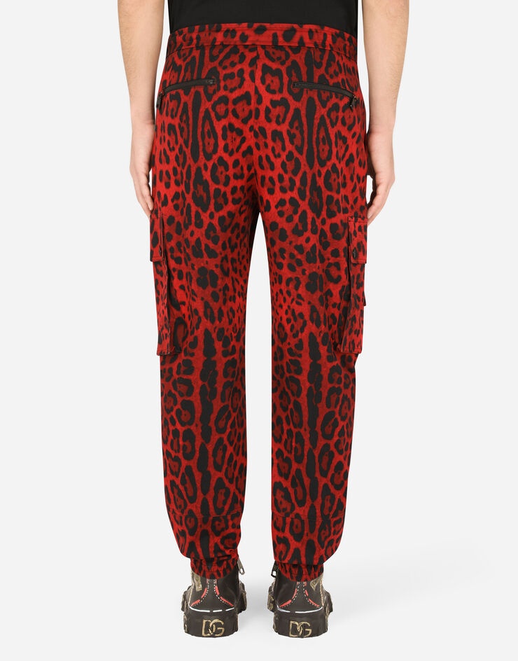 Leopard-print cargo pants - 2