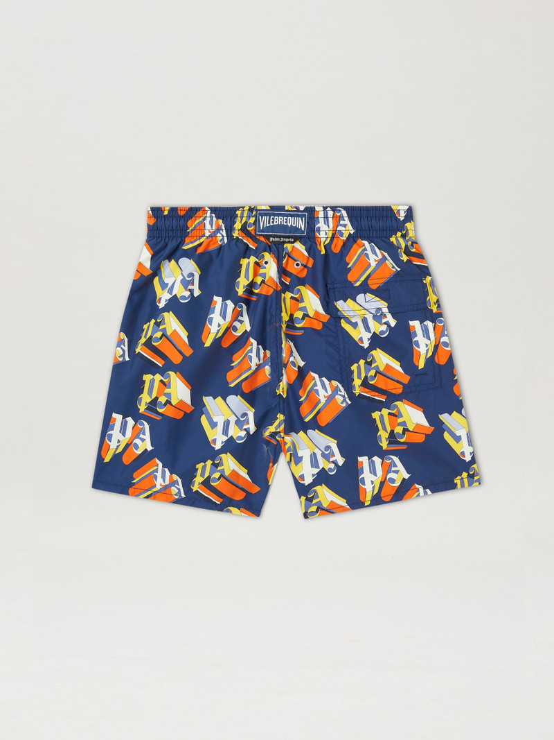 Palm Angels PAxVILEBREQUIN MONOGRAM SWIMWEAR outlook
