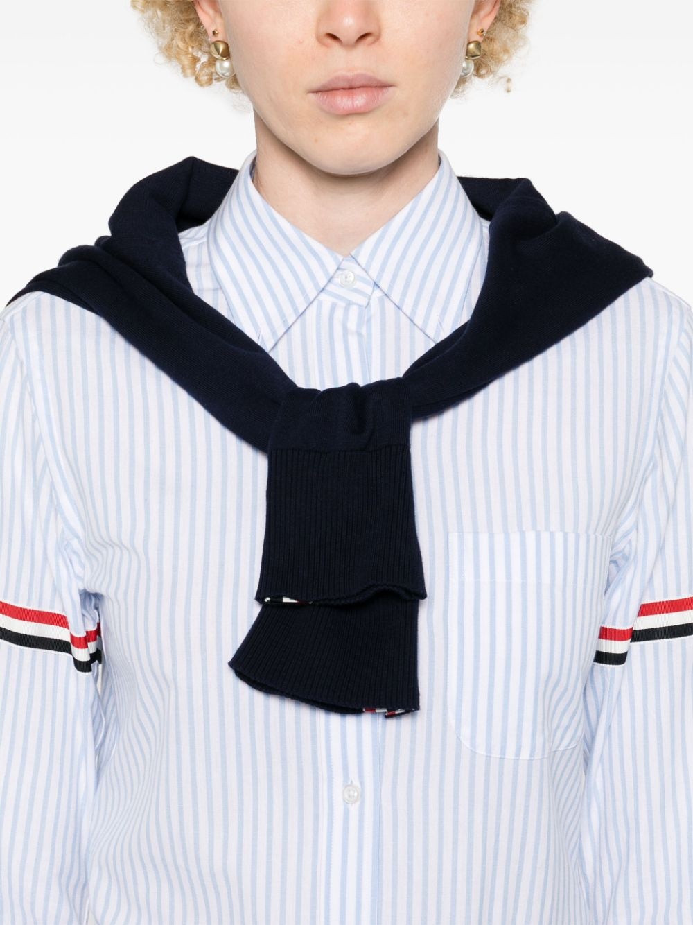 striped cotton shirt - 5