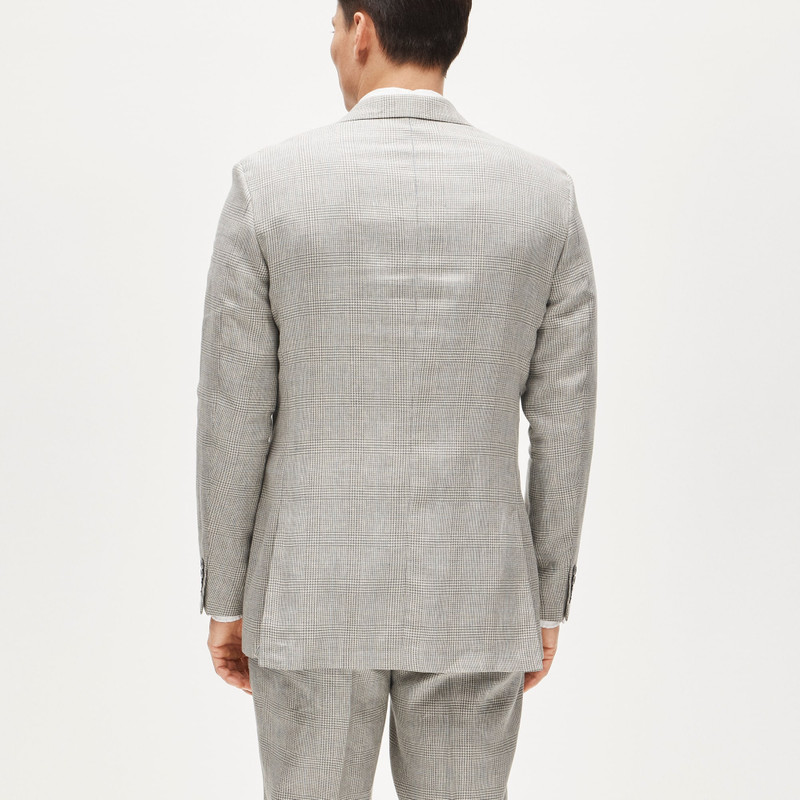 Crosby Classic-fit suit jacket in English wool-linen blend 4