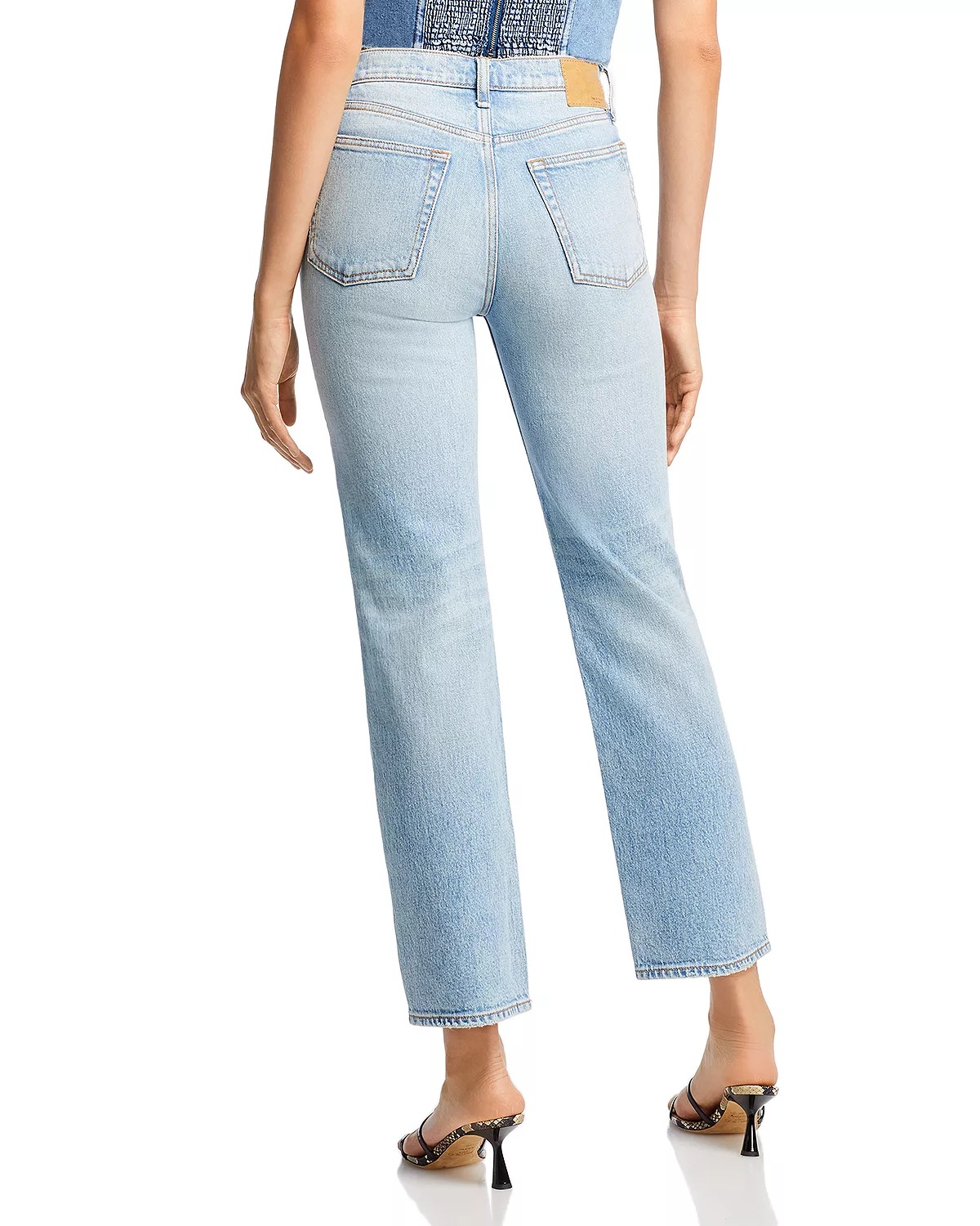 Harlow High Rise Ankle Straight Jeans in Lou1 - 2