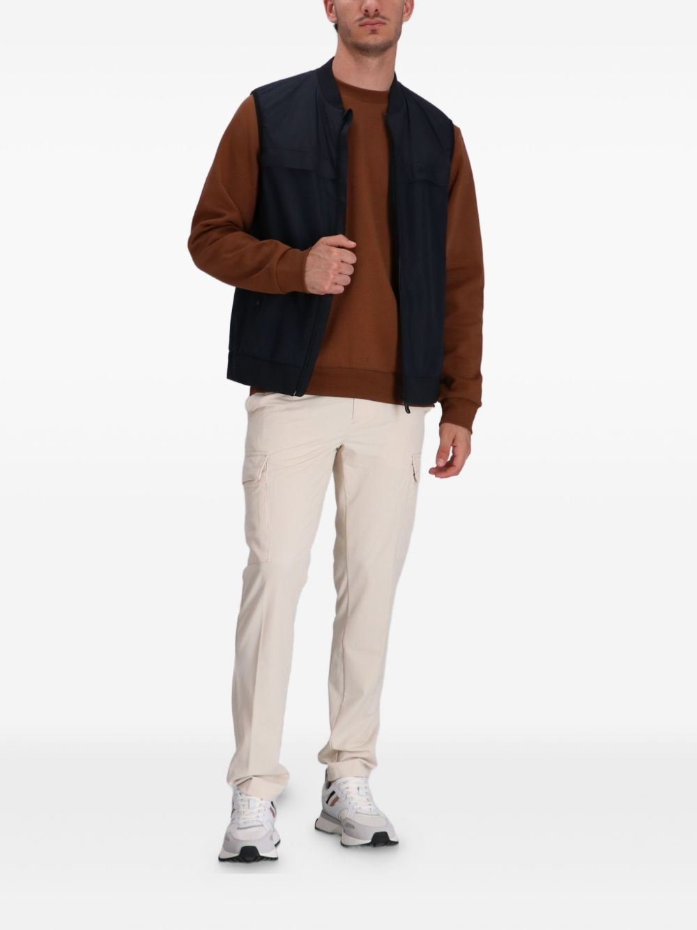 zip-up gilet - 2