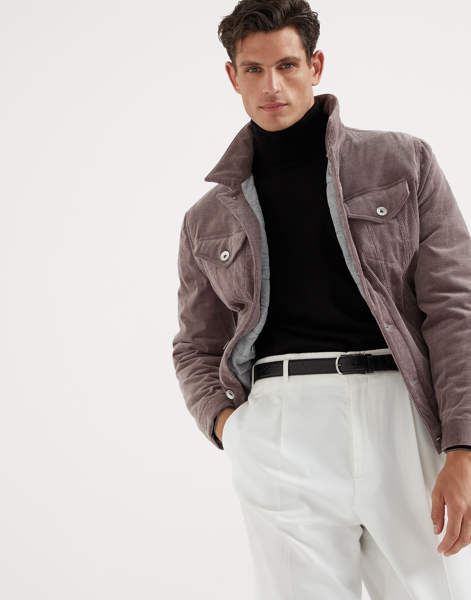 Cashmere turtleneck sweater - 4