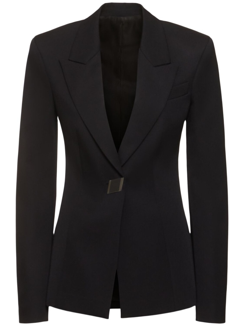 ジャケット THE ATTICO FW25 GABARDINE JACKET (251WCG00061 WWW065AA081) The Attico Single-Breasted Gabardine Blazer – Cettire