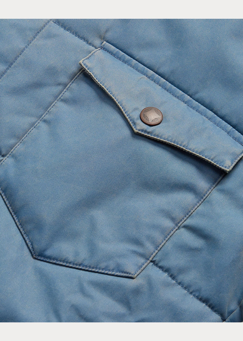 Quilted Twill Western Overshirt 5