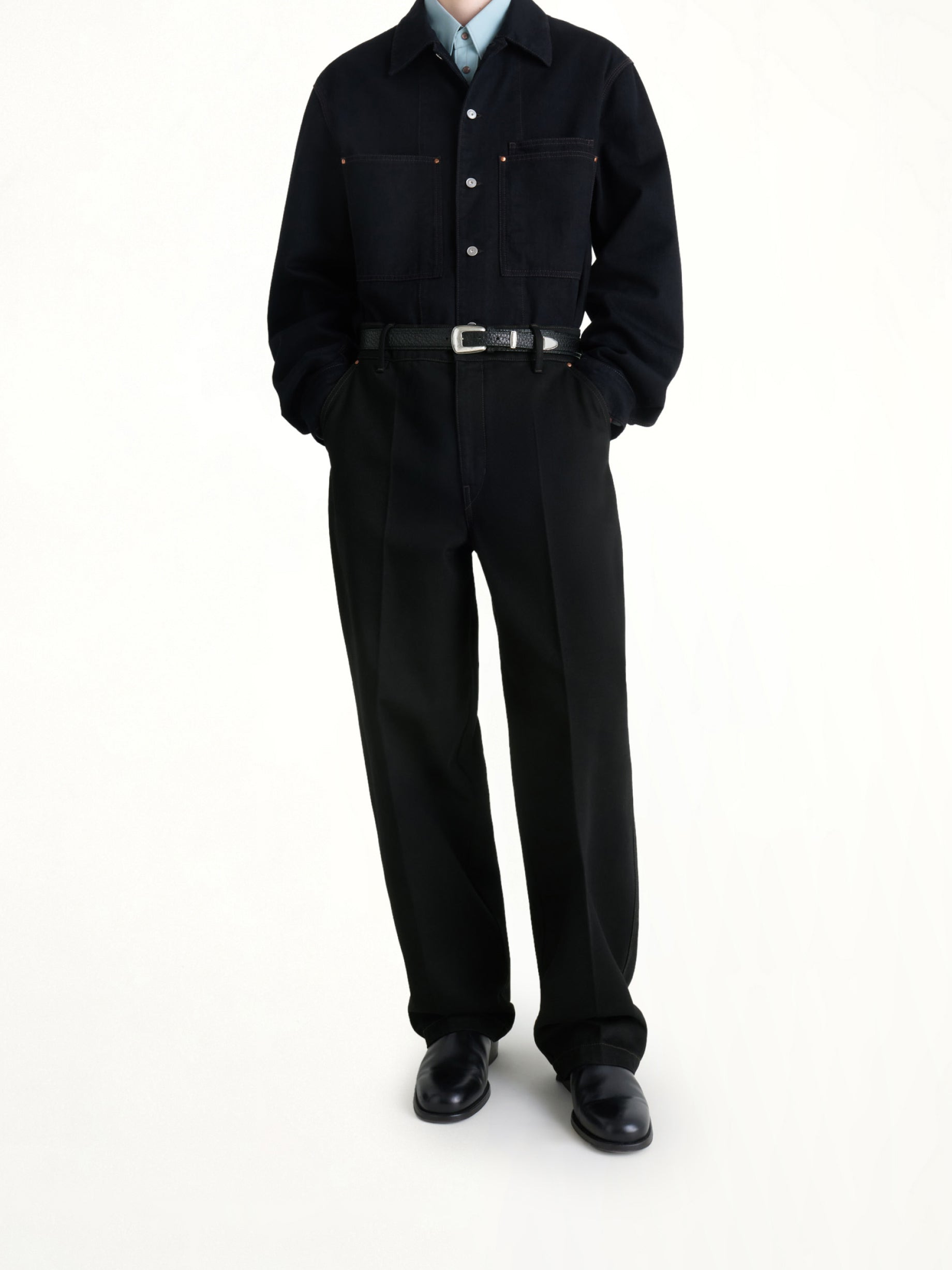 Maxi Barrel Workwear Pants in Black - 4