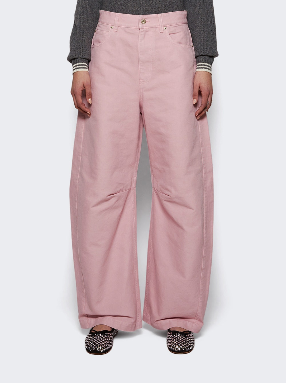 Barrel Trousers Pink - 2