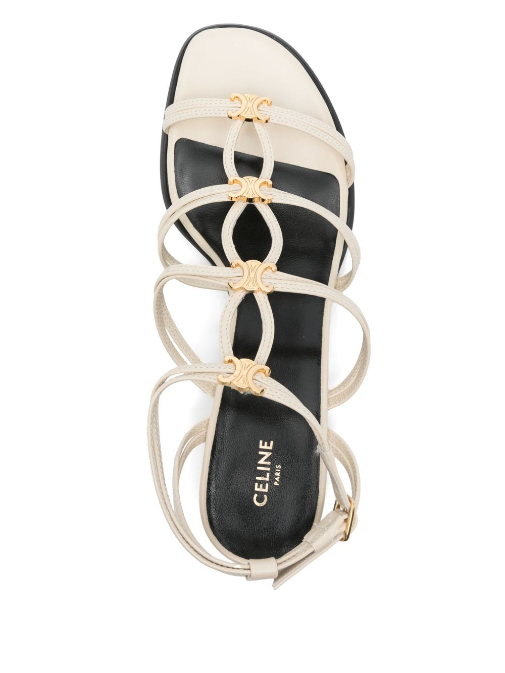 Celine Women Clemence Leather Sandals - 3