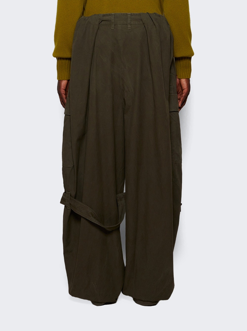 Balloon Cargo Trousers Deep Olive - 5