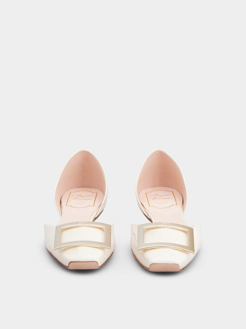 Trompette Dorsay Metal Buckle Ballerinas in Patent Leather 7