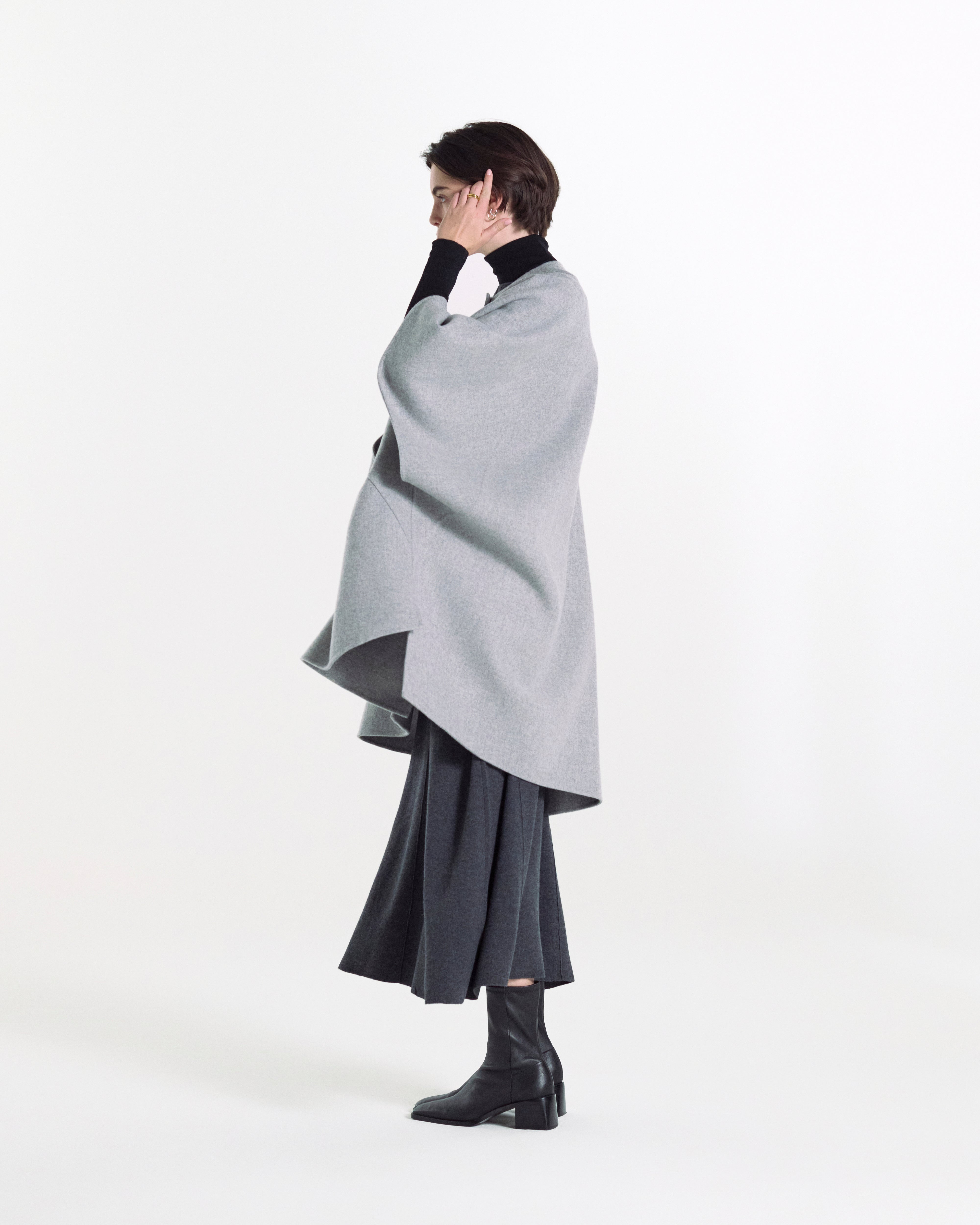 Sanquhar Wool Cape - 2