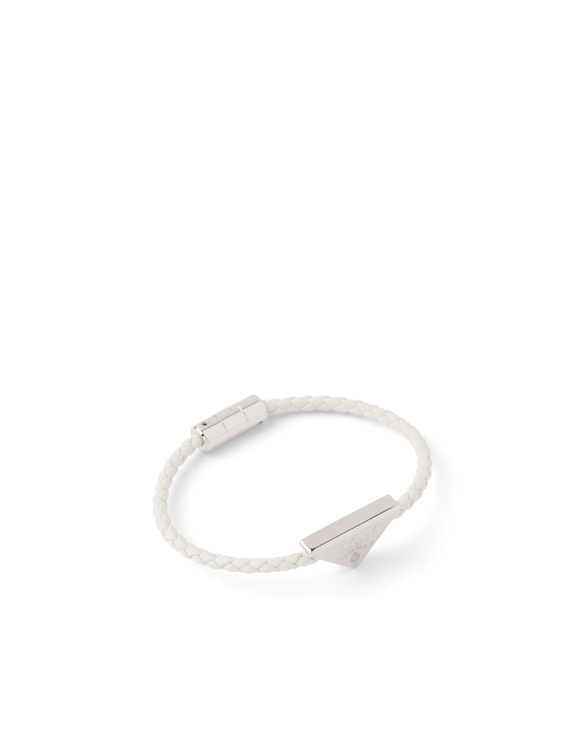 Braided nappa leather bracelet - 3