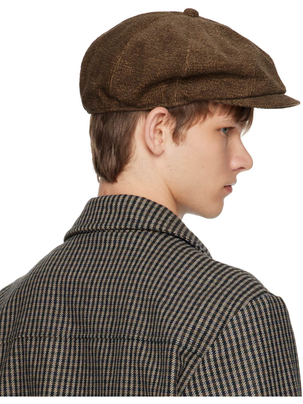 Brown Lot. 006 Newsboy Cap - 3