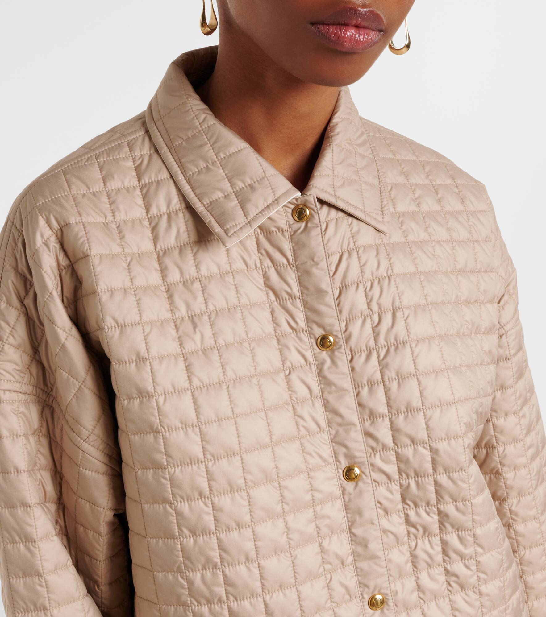 Reversible quilted overshirt - 4