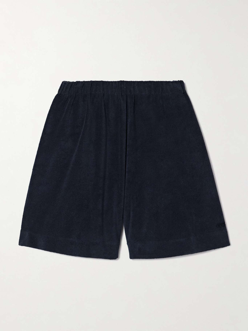 Sauna cotton-terry shorts Midnight blue - 1