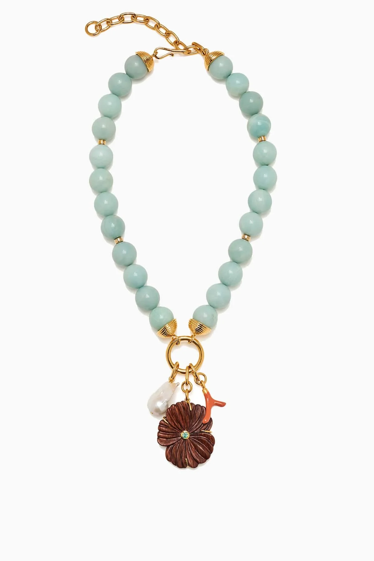 Desert Bloom Necklace in Amazonite - 1