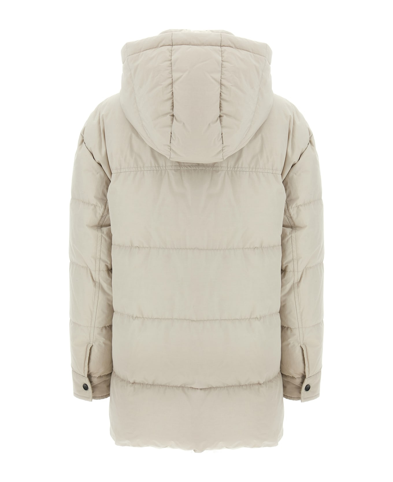 Knitted Neck Down Jacket - 3