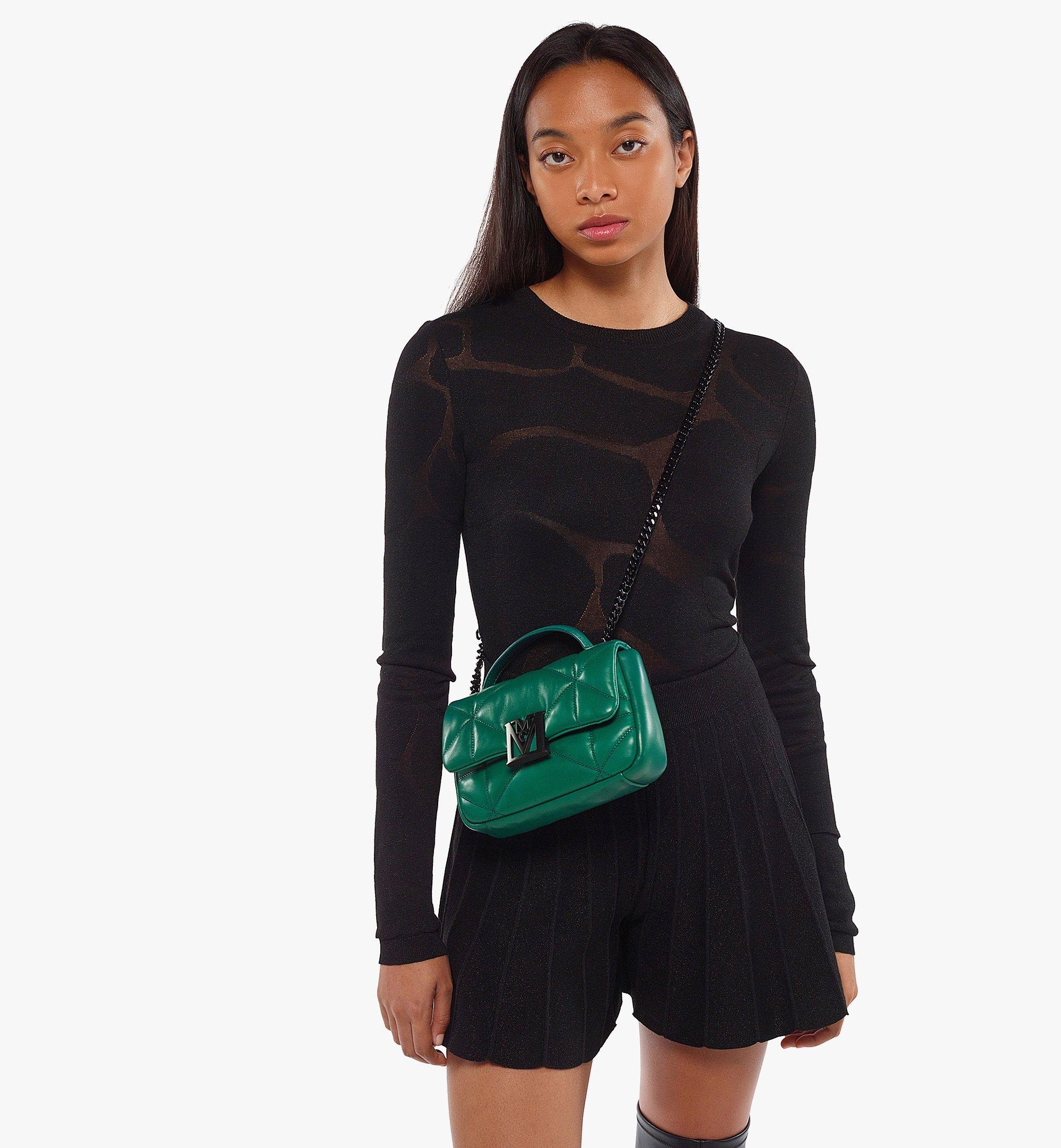 Travia Satchel in Cloud Quilted Leather - 2