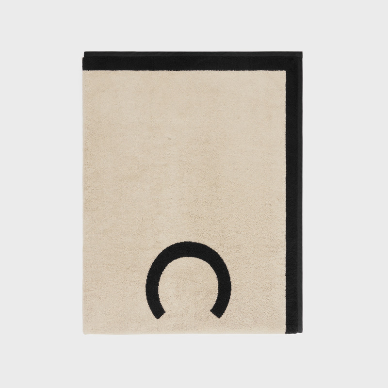 CELINE beach towel IN celine triomphe terry cotton outlook