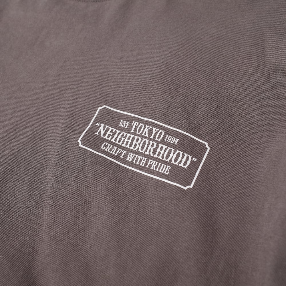 Neighborhood Long Sleeve Bar & Shield Tee - 2