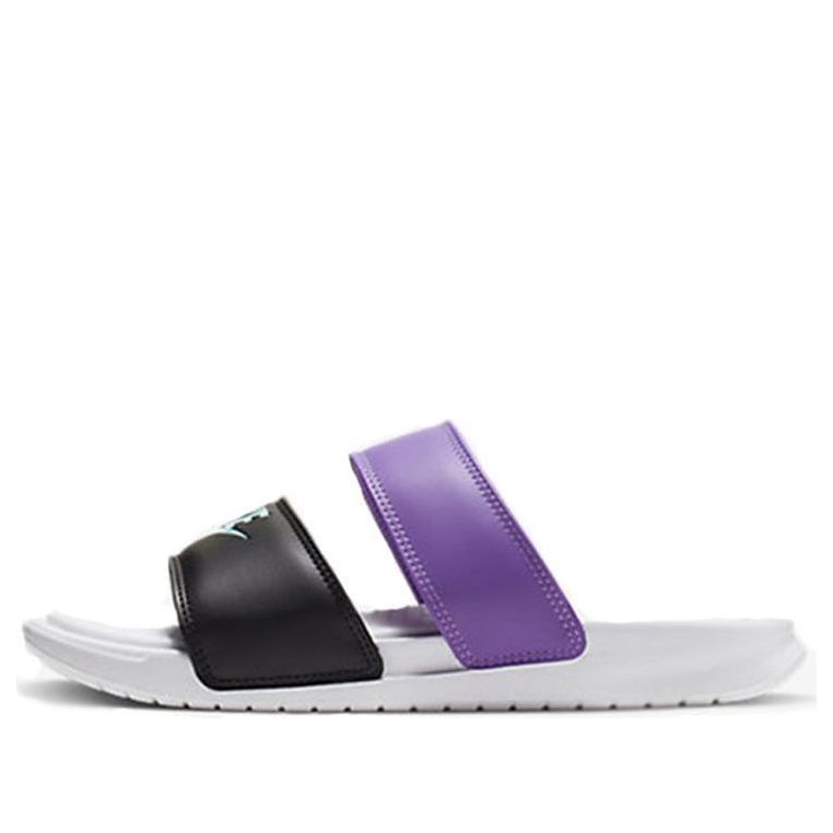 Benassi Duo Nike Benassi Slides Purple Red Nike Benassi Duo Slides