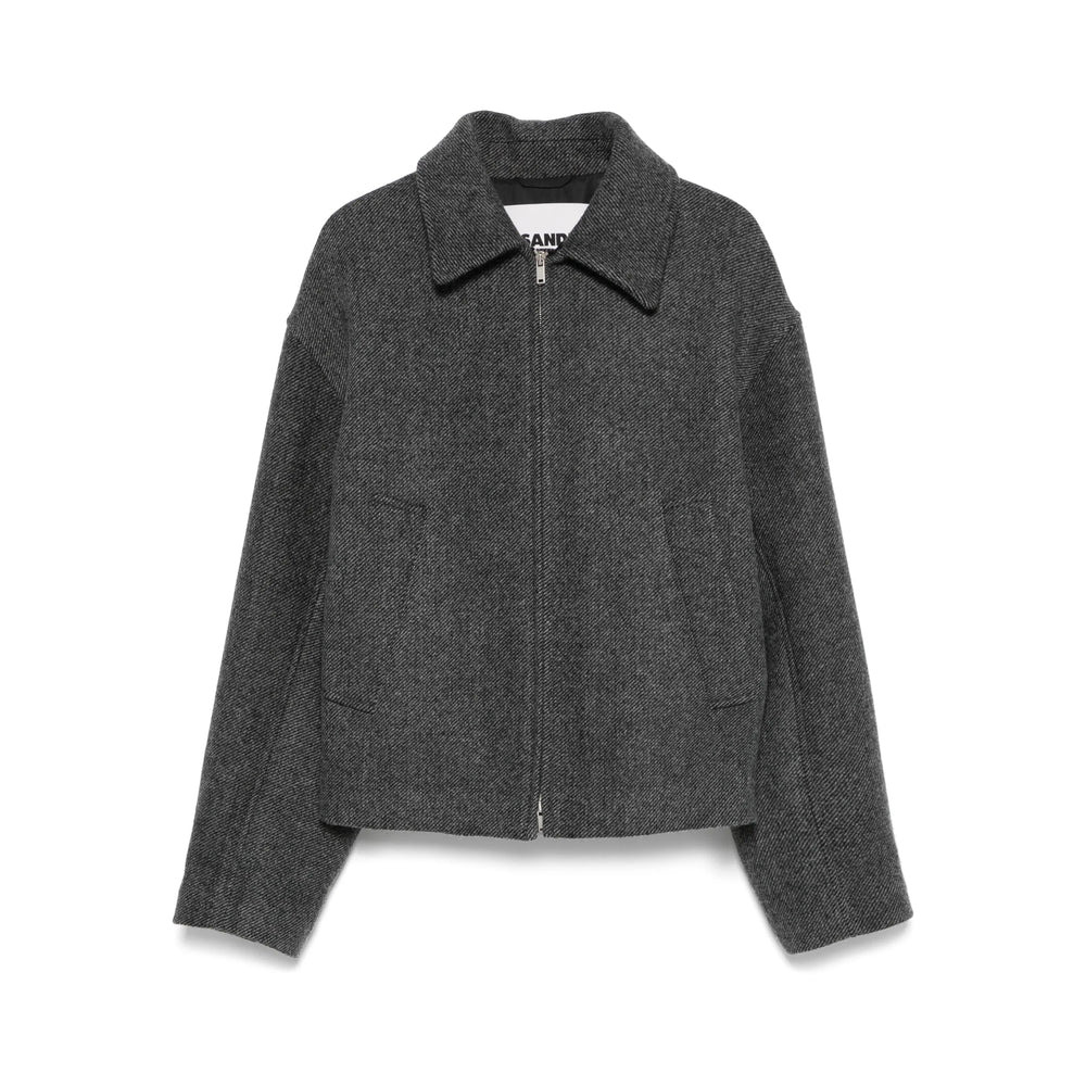 Jil Sander Grey Jackets - Bomber Jackets Men - 1
