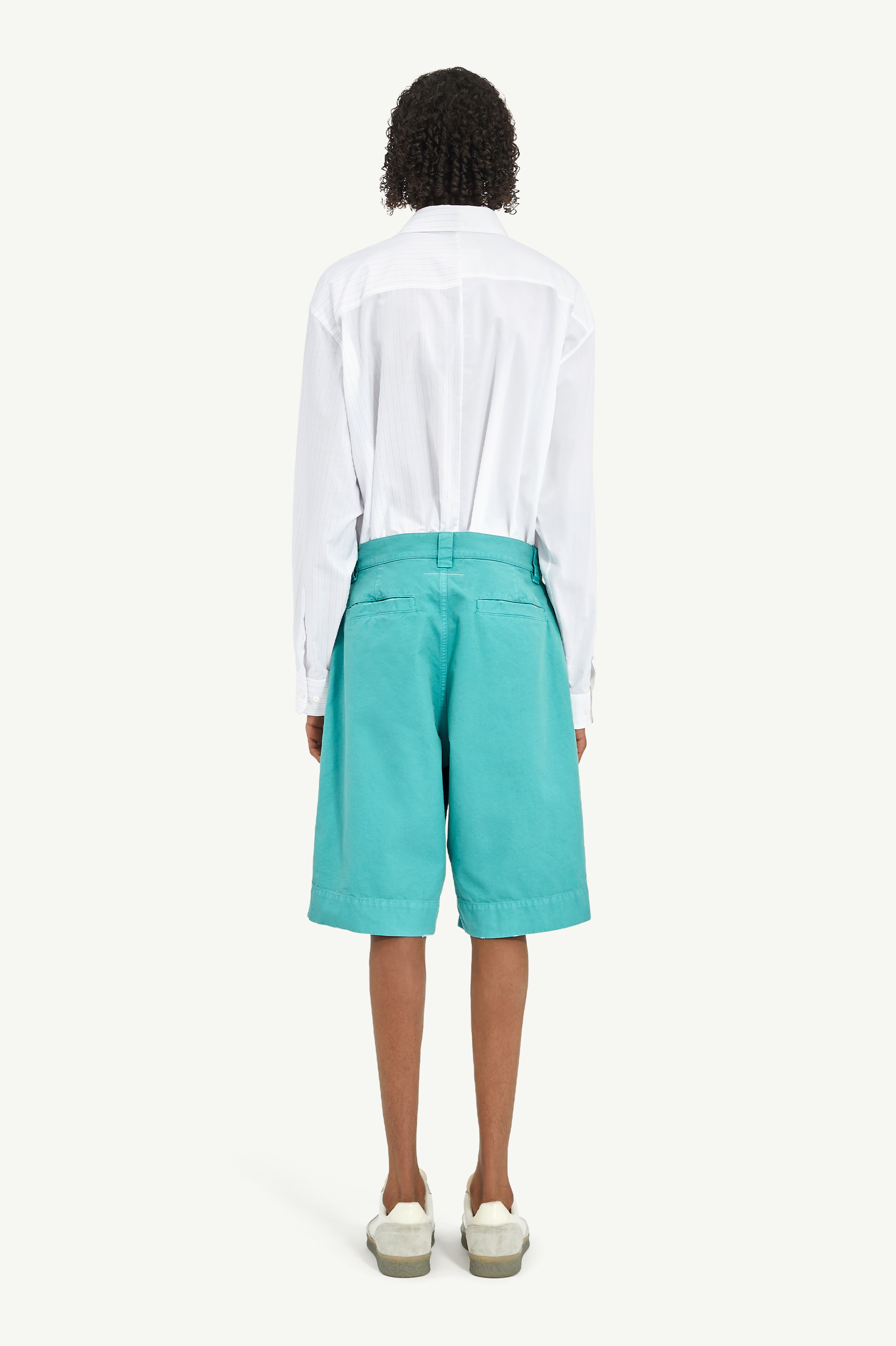 Cotton Canvas Shorts - 4