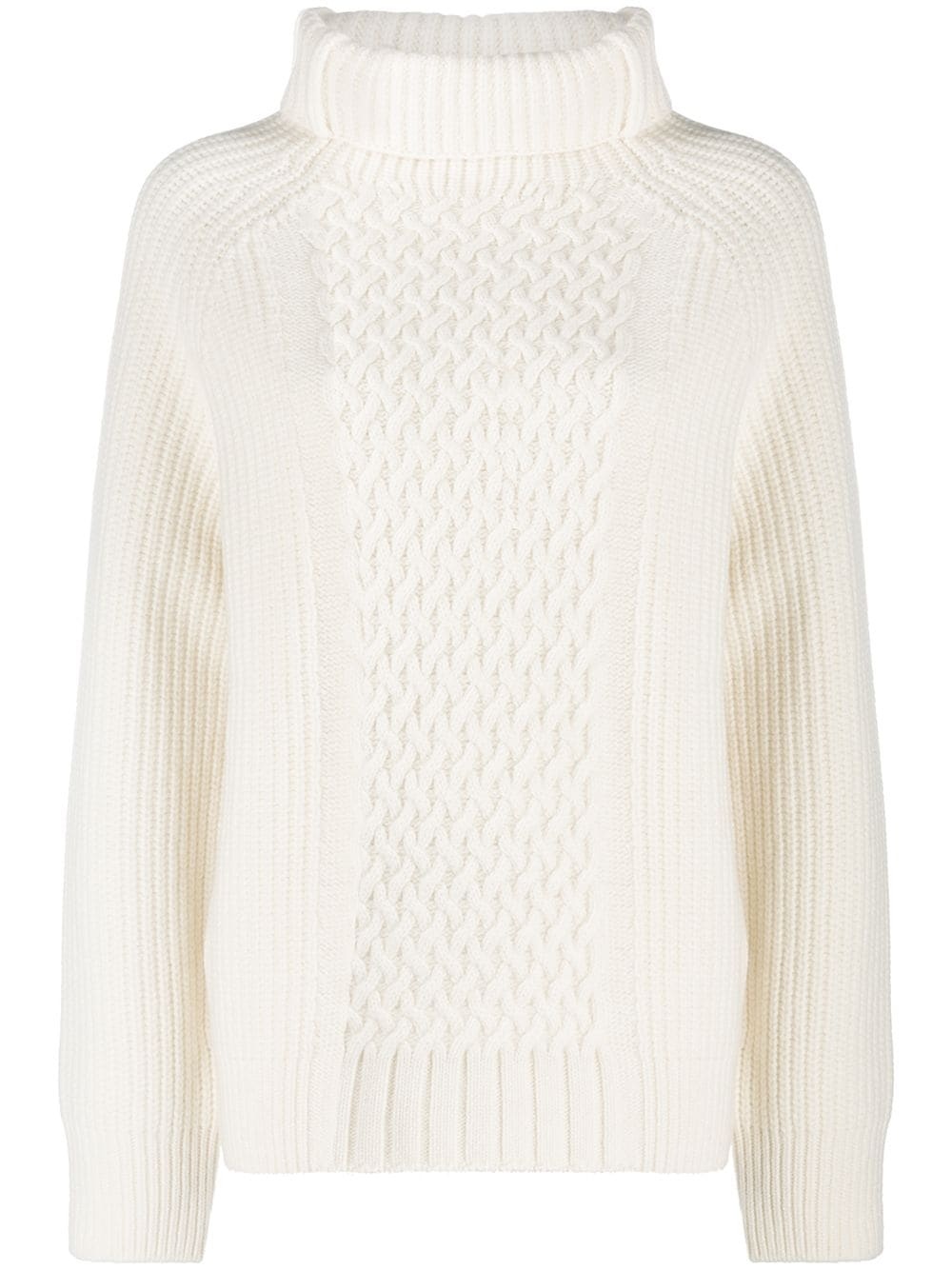 ribbed-knit turtleneck jumper - 1