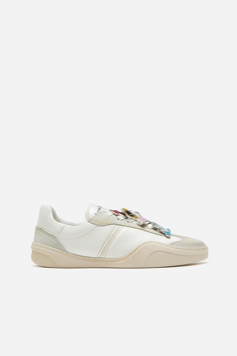 Lace-up sneakers Acne Studios x Moomin - Dirty white 1