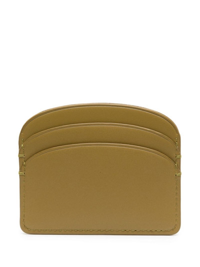 A.P.C. Demi Lune leather cardholder outlook