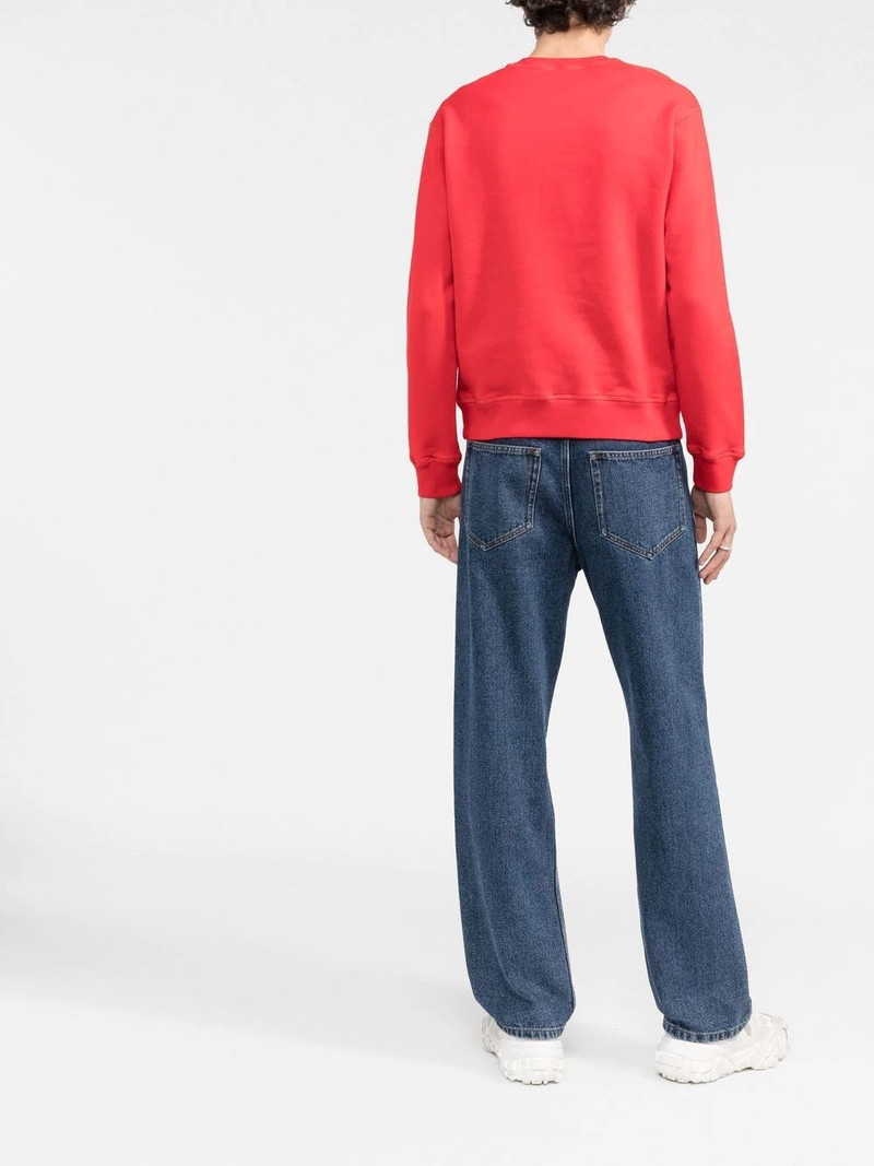 logo-print cotton sweatshirt 4