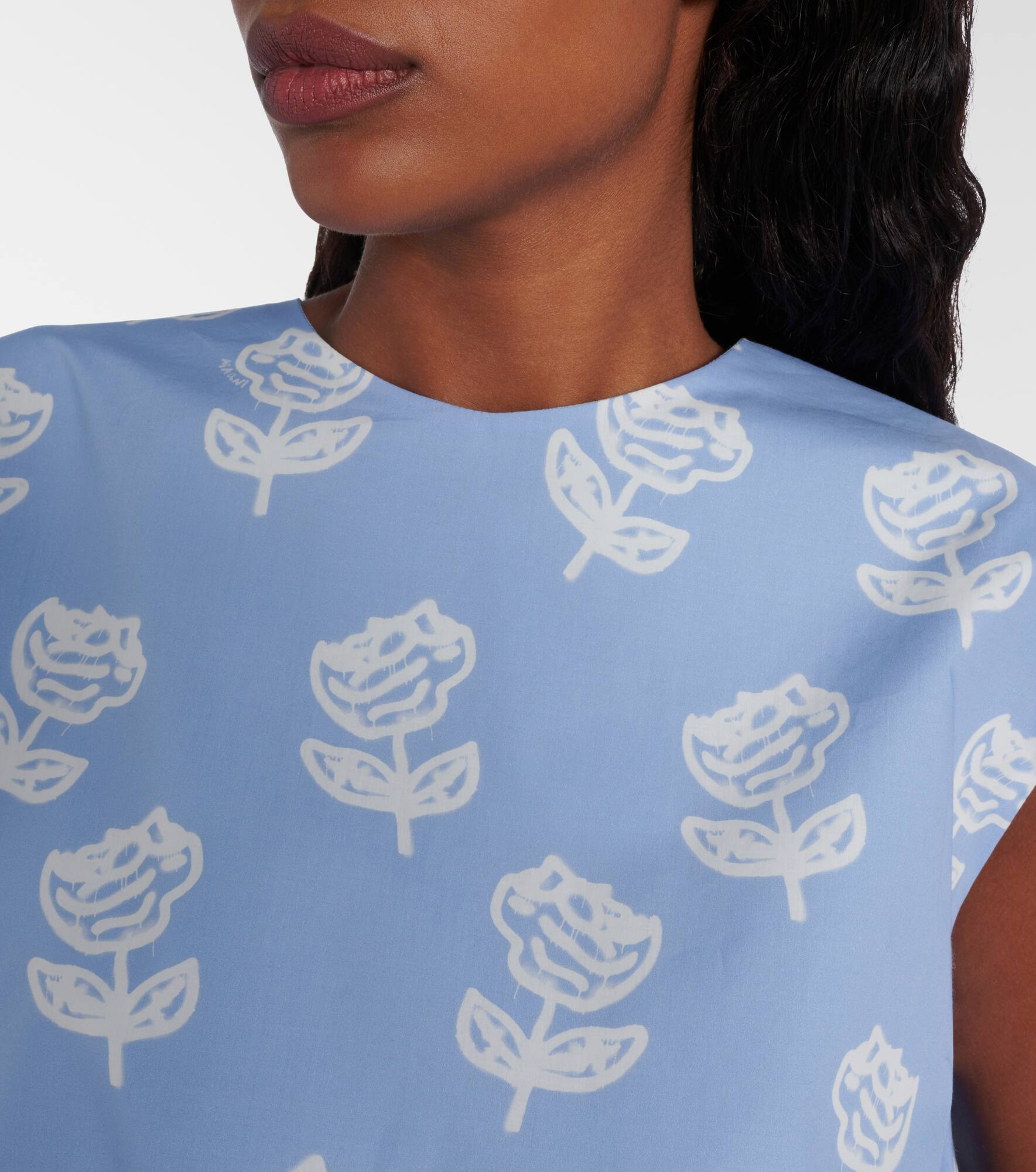 Floral cotton top - 4
