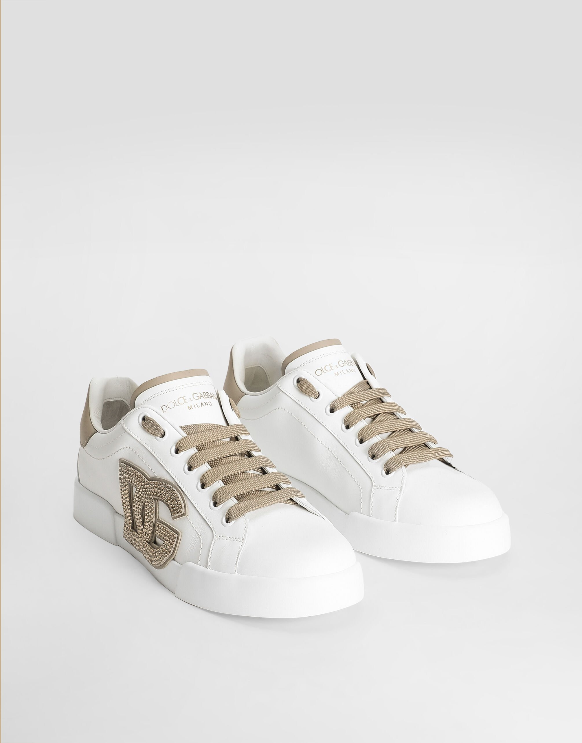 Calfskin Portofino light strobel sneakers - 2