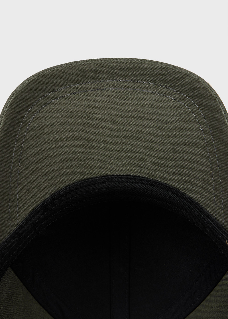 Dark Taupe 'Zebra' Baseball Cap 4