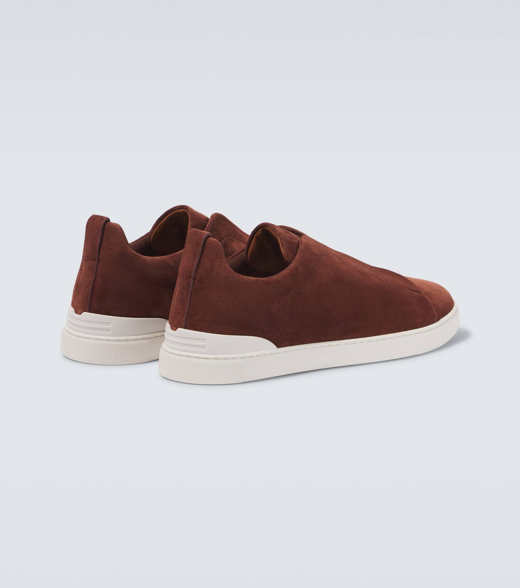 Triple Stitch Low suede sneakers - 6