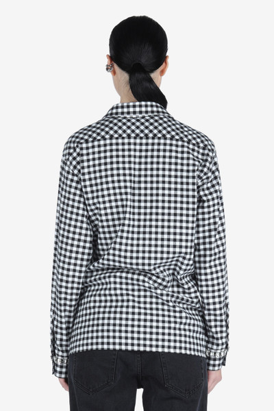 N°21 CRYSTAL-EMBELLISHED CHECKED COTTON SHIRT outlook