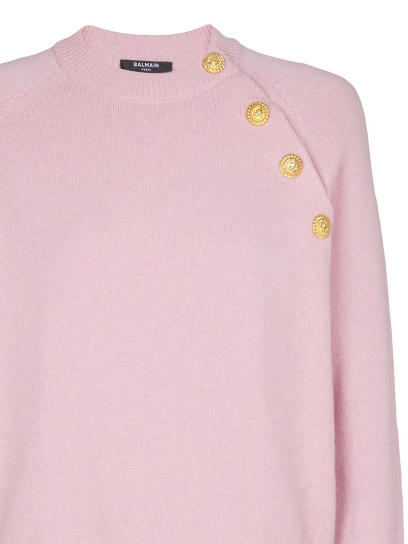 Balmain buttoned sweater outlook