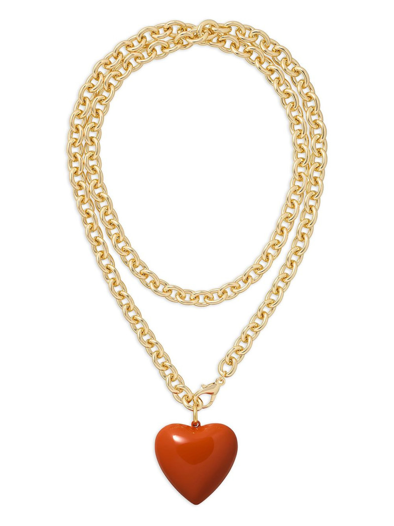 The Big Puffy heart-charm necklace 1