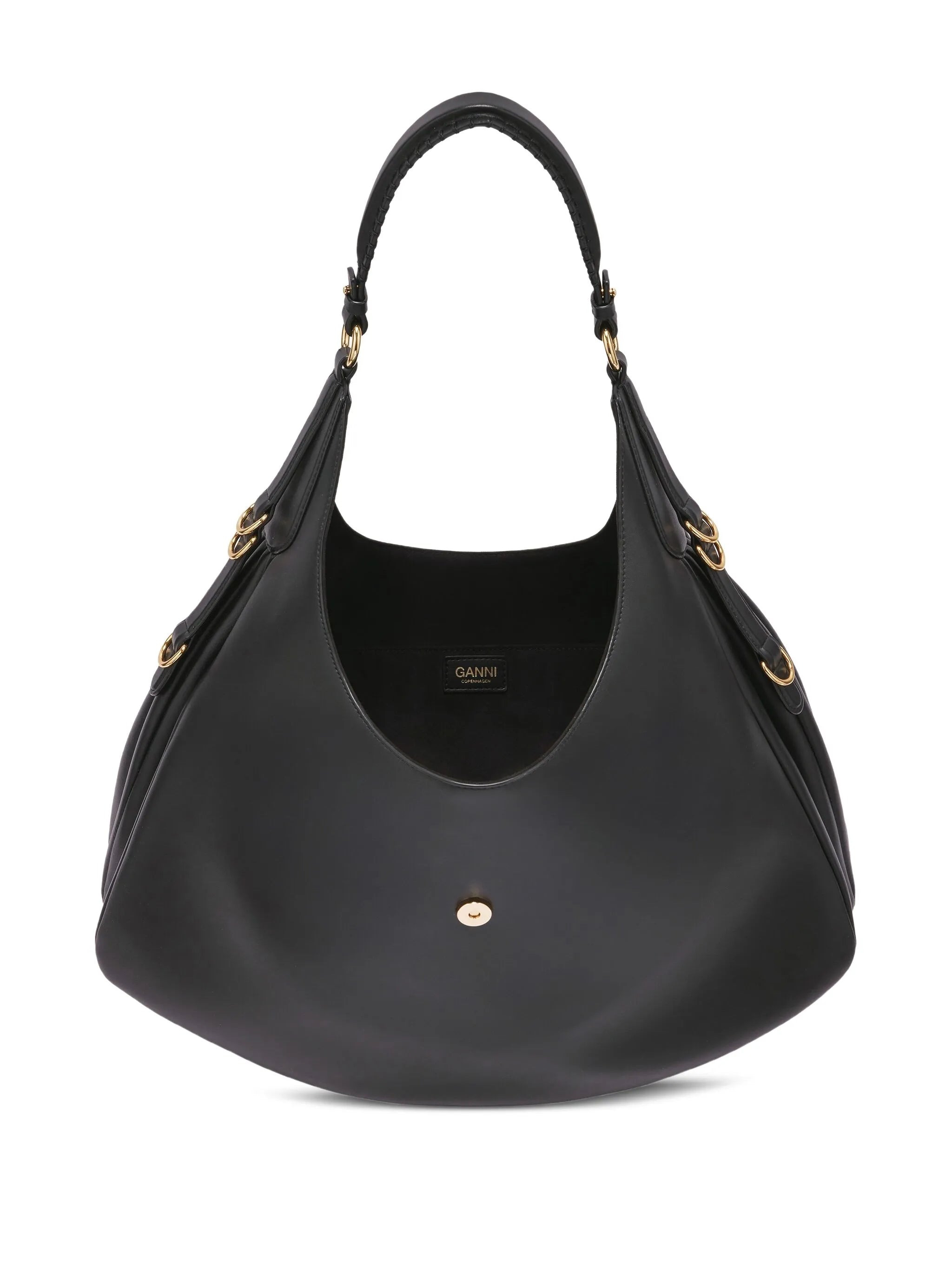 Ganni Detailed-hardware Shoulder Bag - 4